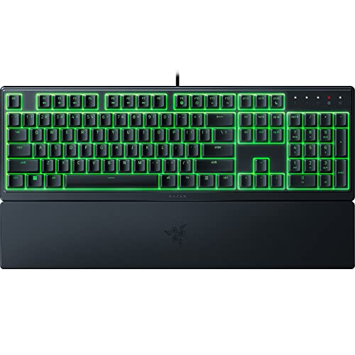 Razer Ornata V3 X - Teclado para Juegos de Bajo Perfil (Interruptores de Membrana Silenciosos, Teclas Recubiertas de rayos UV, Diseño Duradero y Resistente a Derrames) QWERTY Teclado ES | Negro