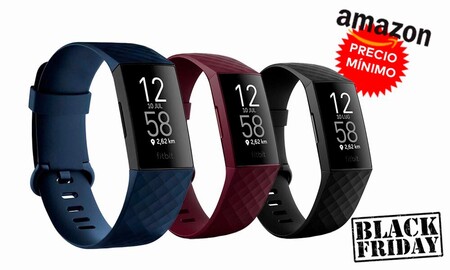 Amazon baja de nuevo a precio mínimo la pulsera deportiva Fitbit Charge 4 por el Black Friday. La tienes en oferta por 99,95 euros
