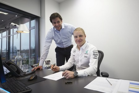 Oficial Valtteri Bottas a Mercedes, Massa de regreso a Williams y Wehrlein a Sauber