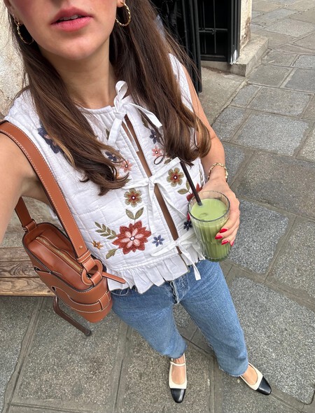 Bailarinas Trenzadas Piel Zapatos Bicolor Primavera Elegantes Bonitos Planos