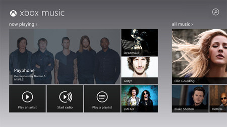 Xbox Music para Windows 8 se actualiza, ahora con botón de búsqueda y canciones gratuitas