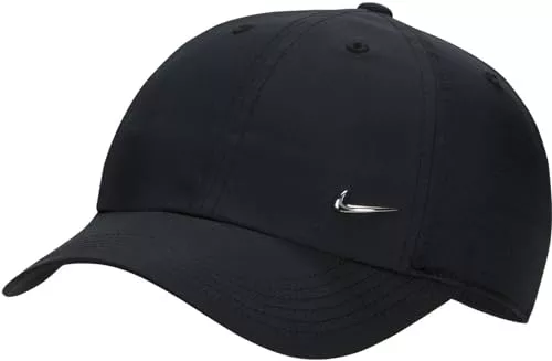 NIKE FB5064-010 K NK DF Club Cap US CB MTSWSH Hat Unisex Niños Negro Tamaño 1SIZE
