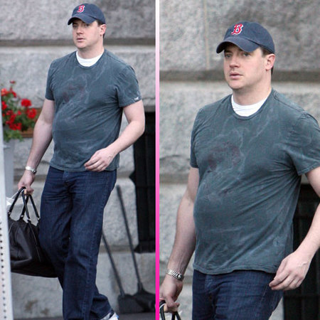 Brendan Fraser ¿y esa barriga?