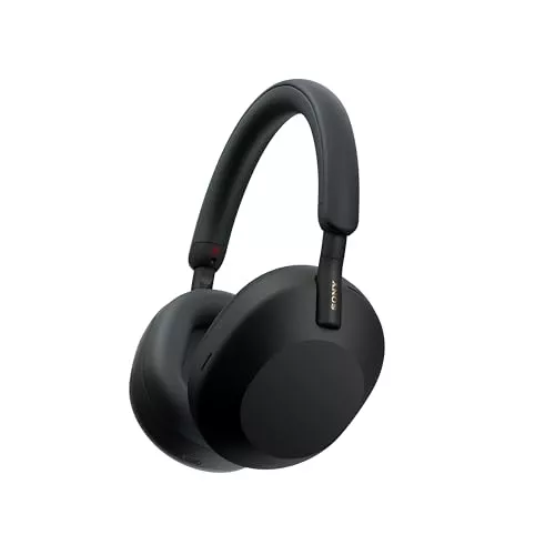 Sony WH-1000XM5SA Edición Especial con Estuche Blando Auriculares inalámbricos Premium y Noise Cancelling, Bluetooth, Llamadas de Calidad, Hi-Res, hasta 30 H de batería, Negro