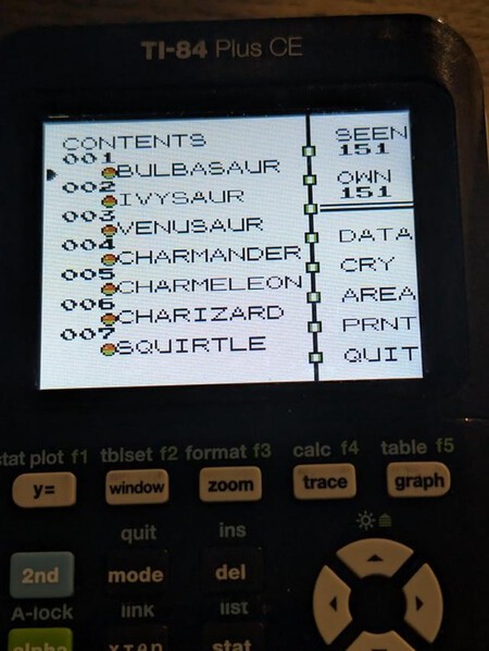 Este Jugador Atrapo Los 151 Pokemon De La Primera Generacion Utilizando Solo Un Archivo De Guardado Lo Mas Sorprendente Es Que Lo Hizo Desde Una Calculadora