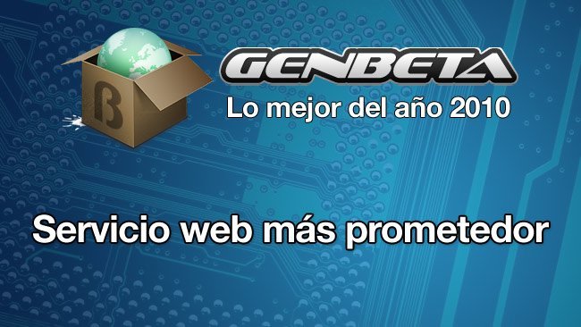 Lo mejor de 2010: servicio web más prometedor