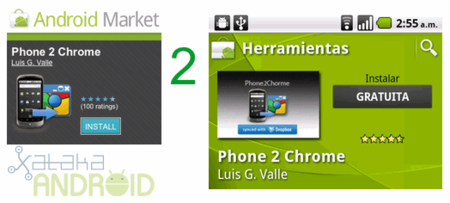 Chrome to Phone to Chrome