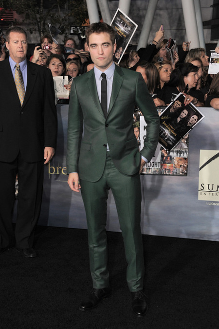 Robert Pattinson y Taylor Lautner en el estreno de 'Amanecer: parte II'