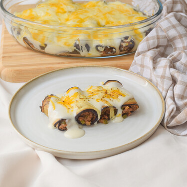 Canelones de berenjena, una receta casera muy sencilla y apetitosa