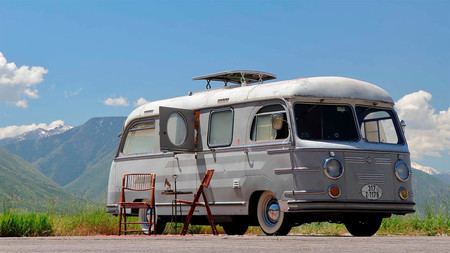 Sí, existió una furgoneta camper con motor Porsche en 1955, es rarísima y ahora está a la venta