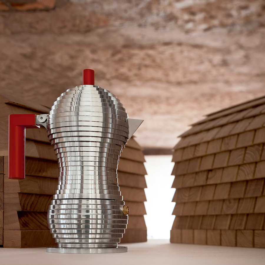 Alessi - Cafetera Pulccina para inducción Alessi.