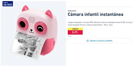 Camara Infantil