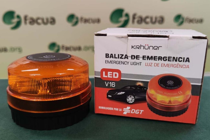 The DGT is “favoring massive fraud” with the V-16 beacons. We don’t say it, FACUA denounces it