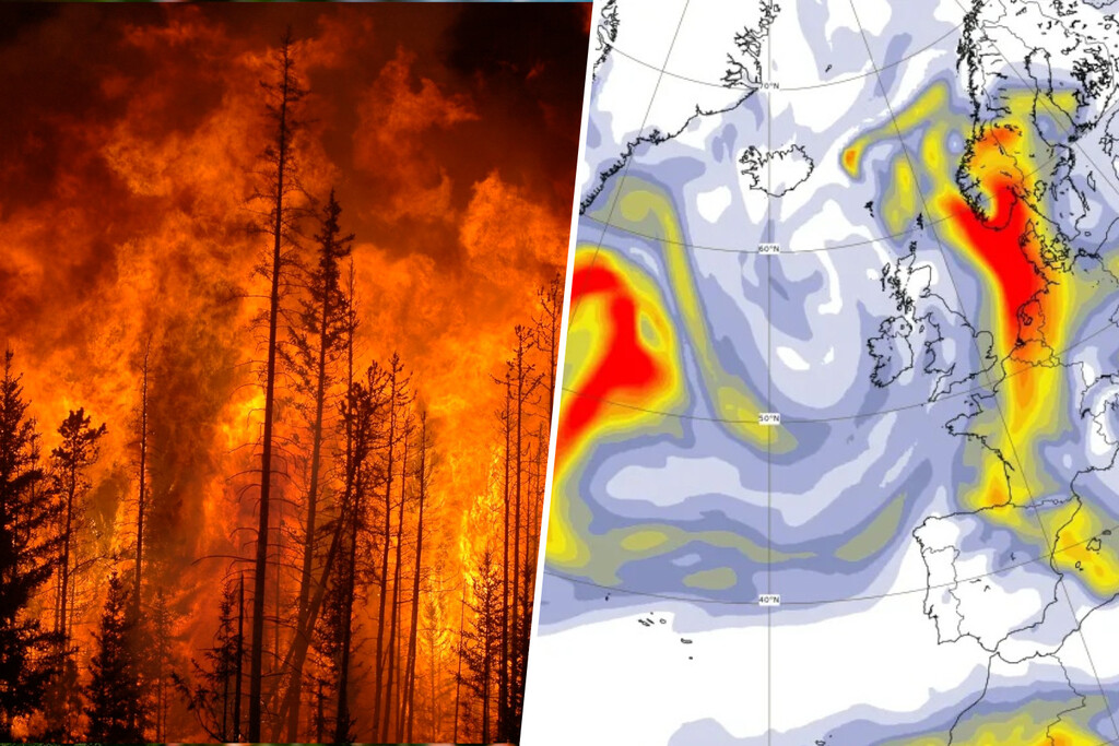Ni polvo en suspensión del Sáhara ni calima. Si tu ciudad tiene el cielo blanquecino es por los incendios de Canadá