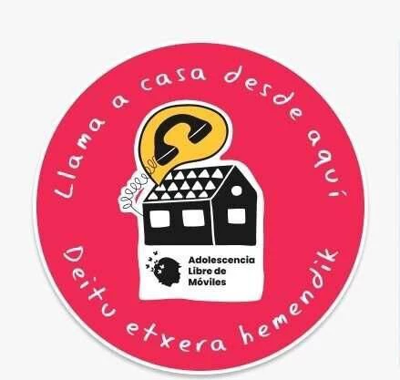 Pegatina Llama A Casa Desde Aqui