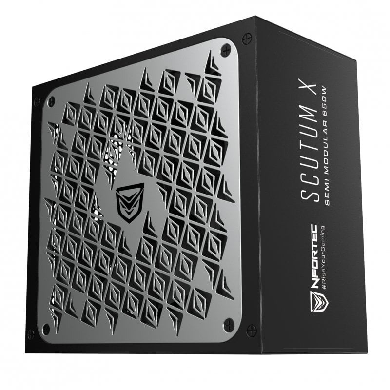 Nfortec Scutum X 650W 80 Plus Bronze Semi Modular
