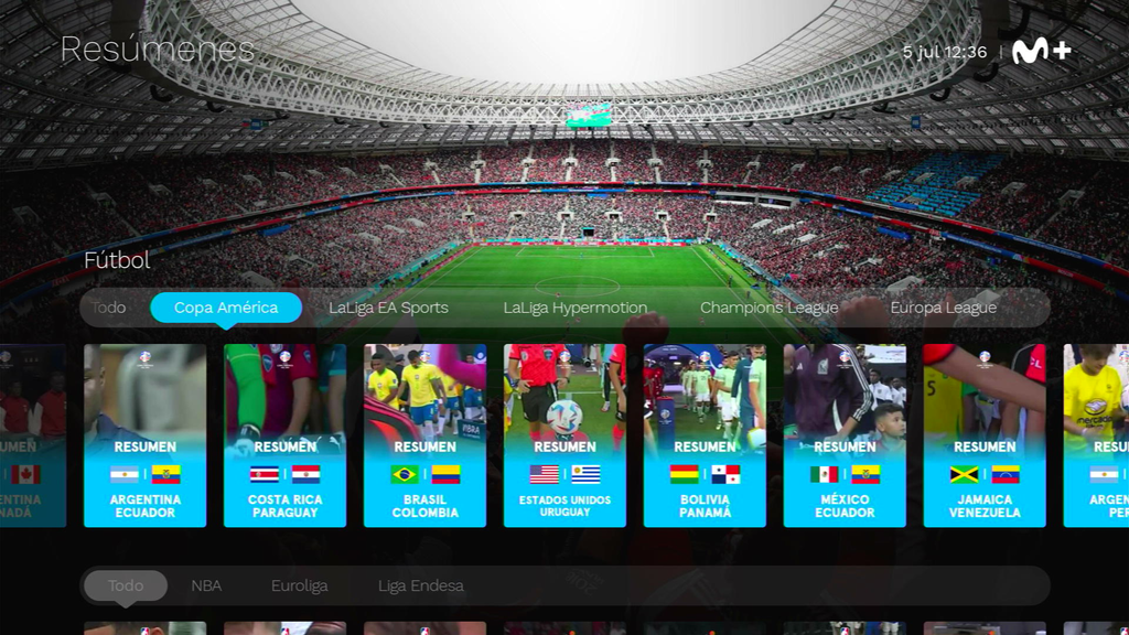 Movistar Plus+ activa una nueva mejora para los amantes de los deportes: así son los contenidos FLASH 