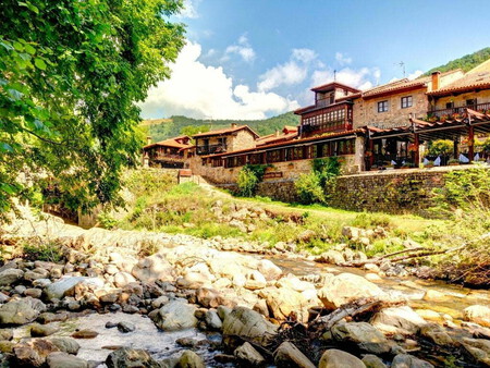 Pueblo Bonito Montana Espana Escada Viaje Turismo Desconectar