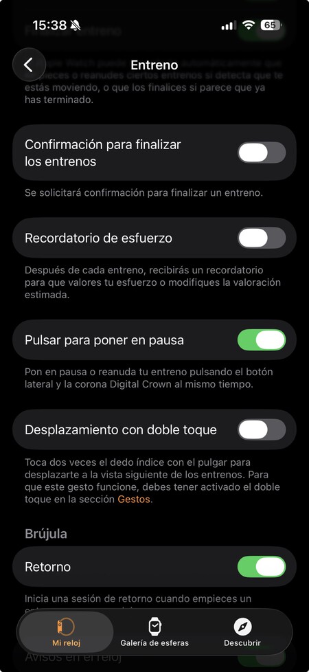 Config Apple Watch