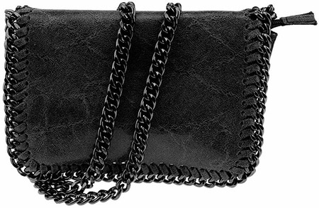 El bolso de cadenas más deseado de este otoño está en piel en Zara y en Amazon y no vas a saber cuál gusta más