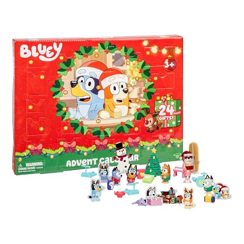 Bluey Mini Cifras Calendario de Adviento de Navidad