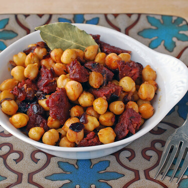 Garbanzos salteados: receta muy fácil de inspiración marroquí