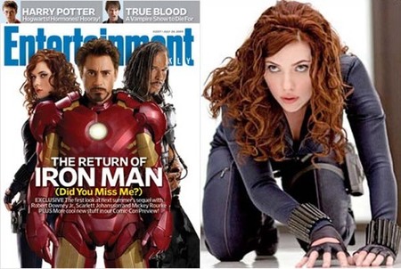 Scarlett Johansson muy sugerente como Black Widow