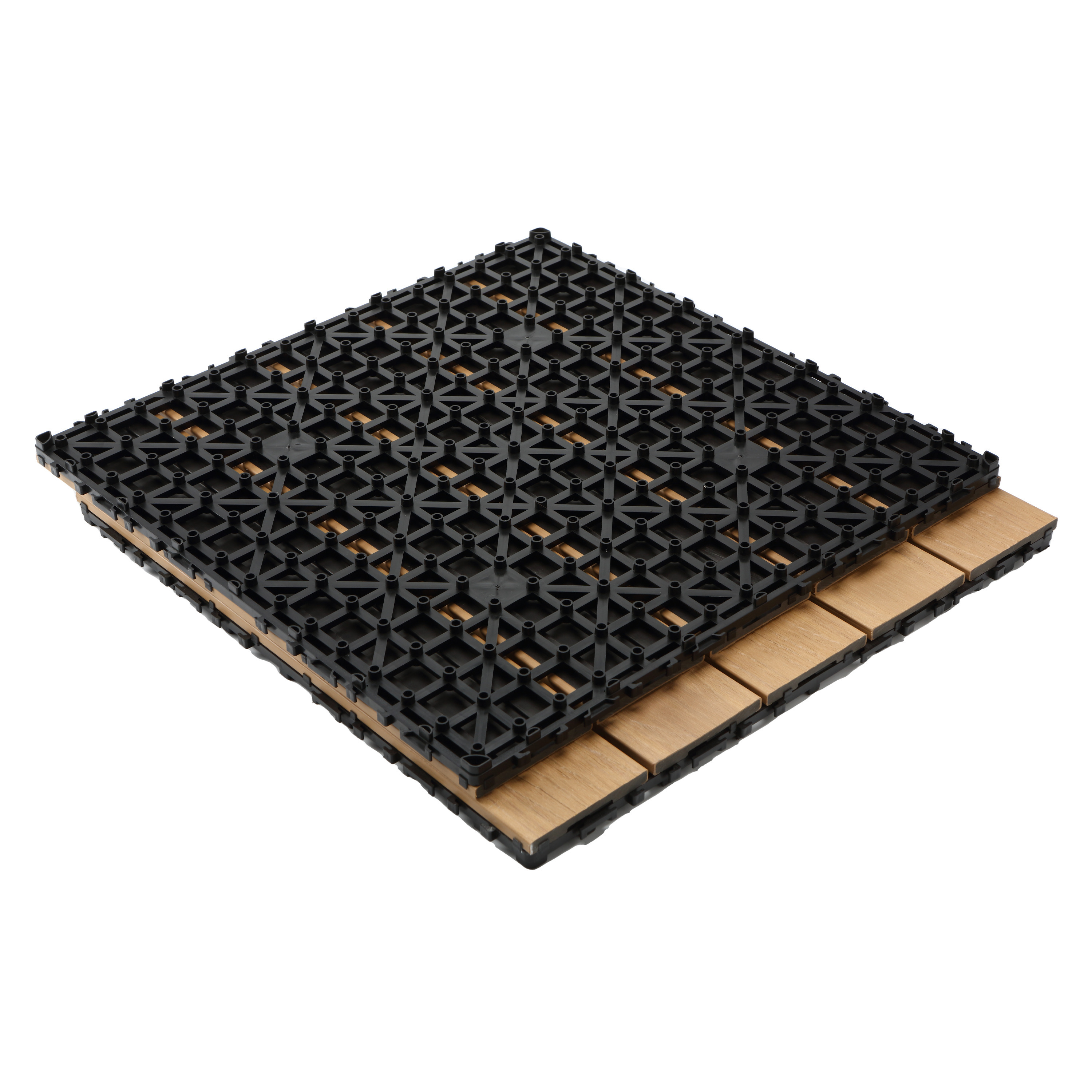 Pack 4 baldosas composite 50 x 50 cm