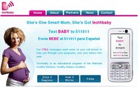 Text4baby, servicio gratuito de SMS para embarazadas en Estados Unidos