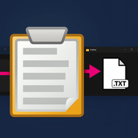 Ahorro mucho tiempo en Windows desde que transformo con un clic las imágenes o textos del Portapapeles en archivos .png o .txt  