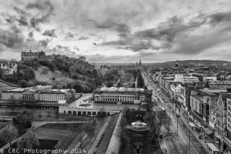 Vistas desde el Monumento a Walter Scott