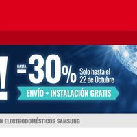 Samsung Fest! en MiElectro: hasta un 30% de descuento en electrodomésticos Samsung con envío e instalación gratis 