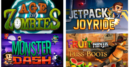 Jetpack Joyride, Fruit Ninja, Age of Zombies y más gratis sólo hoy ¡Aprovechad!