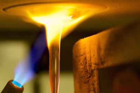 La hipnótica impresión 3D usando cristal fundido a 1000 ºC