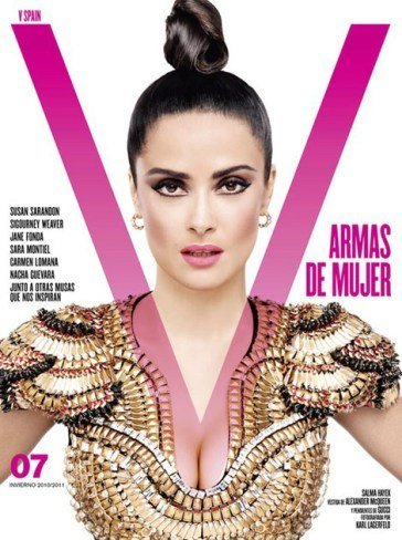 Salma Hayek: una inmigrante ilegal que no vino en patera, que una tiene clase