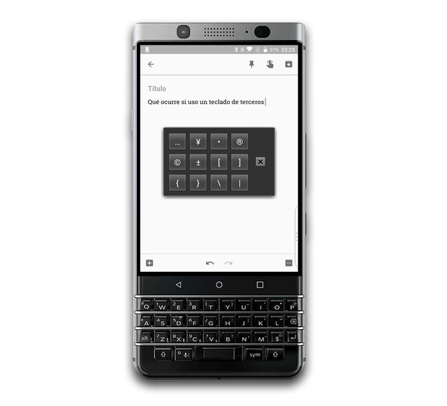BlackBerry KEYone, análisis. Review con características, precio y