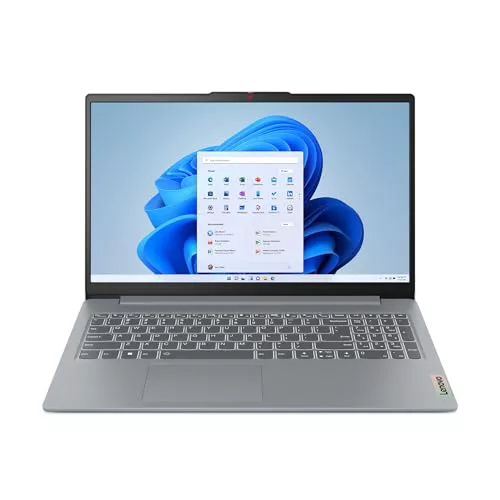 Lenovo IdeaPad Slim 3 Gen 8 – Ordenador Portátil 15.6" FHD Intel Core i5-13420H, 16 GB RAM, 512 GB SSD, Intel UHD Graphics, Wi-Fi 6, Win 11 Home, Office Trial Teclado QWERTY Español - Gris Ártico