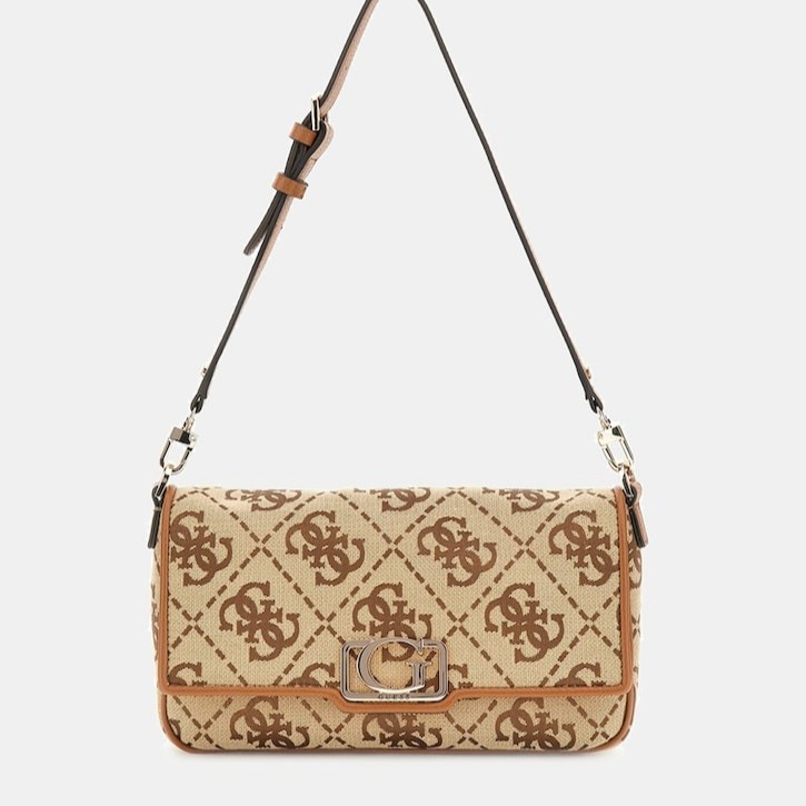 Guess
Bolso de hombro con cremallera y asa metálica