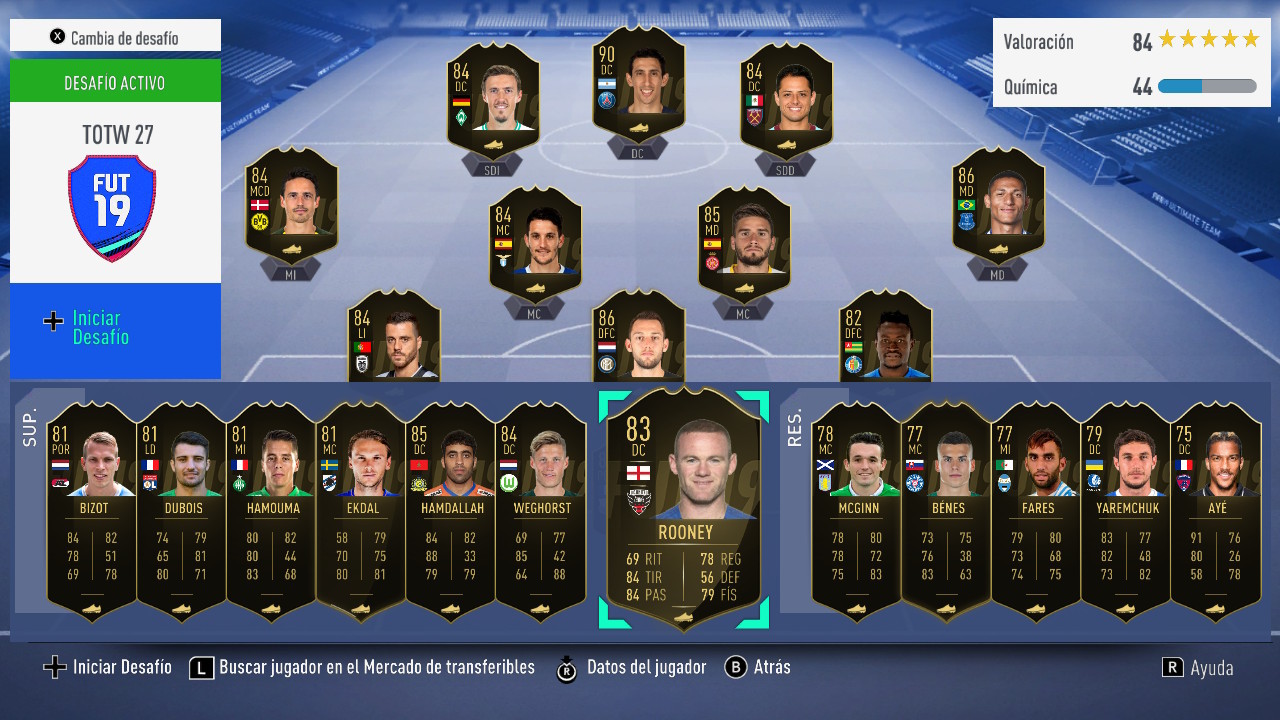 Wie Bekomme Ich Totw Spieler Fifa 19 Trucos FIFA 19. TOTW: equipo de la Semana 27, del 20 al 27 de marzo