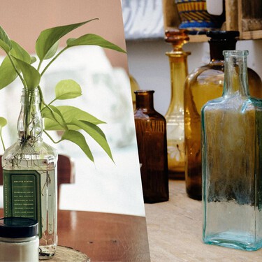 3 ideas elegantes para decorar tu hogar con botellas de licores esta temporada y darles una segunda opor 