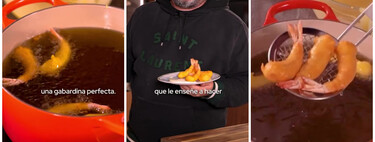 El truco de Dani García para hacer las mejores gambas a la gabardina: por qué necesitan una textura de “natilla cremosa”  