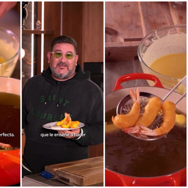 El truco de Dani García para hacer las mejores gambas a la gabardina: por qué necesitan una textura de “natilla cremosa”  