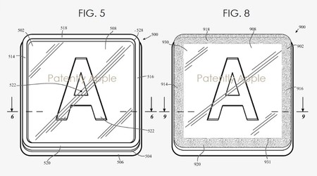 Teclas de cristal y sensores bajo la pantalla: dos nuevas patentes de Apple que nos hablan de su futuro