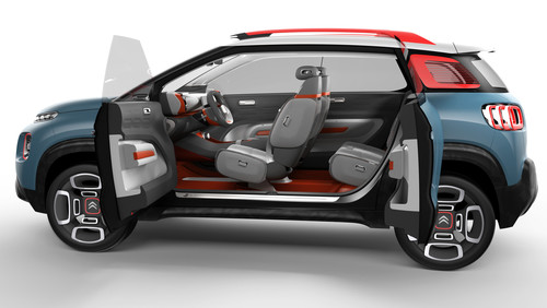 Citroën C-Aircross Concept, o cómo combinar colorido y espacio abierto en un SUV compacto muy techie