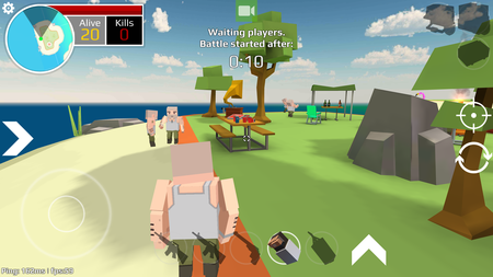 Players Unknown Battle Grand: el clon del PUBG para smartphones Android con gráficos de Minecraft