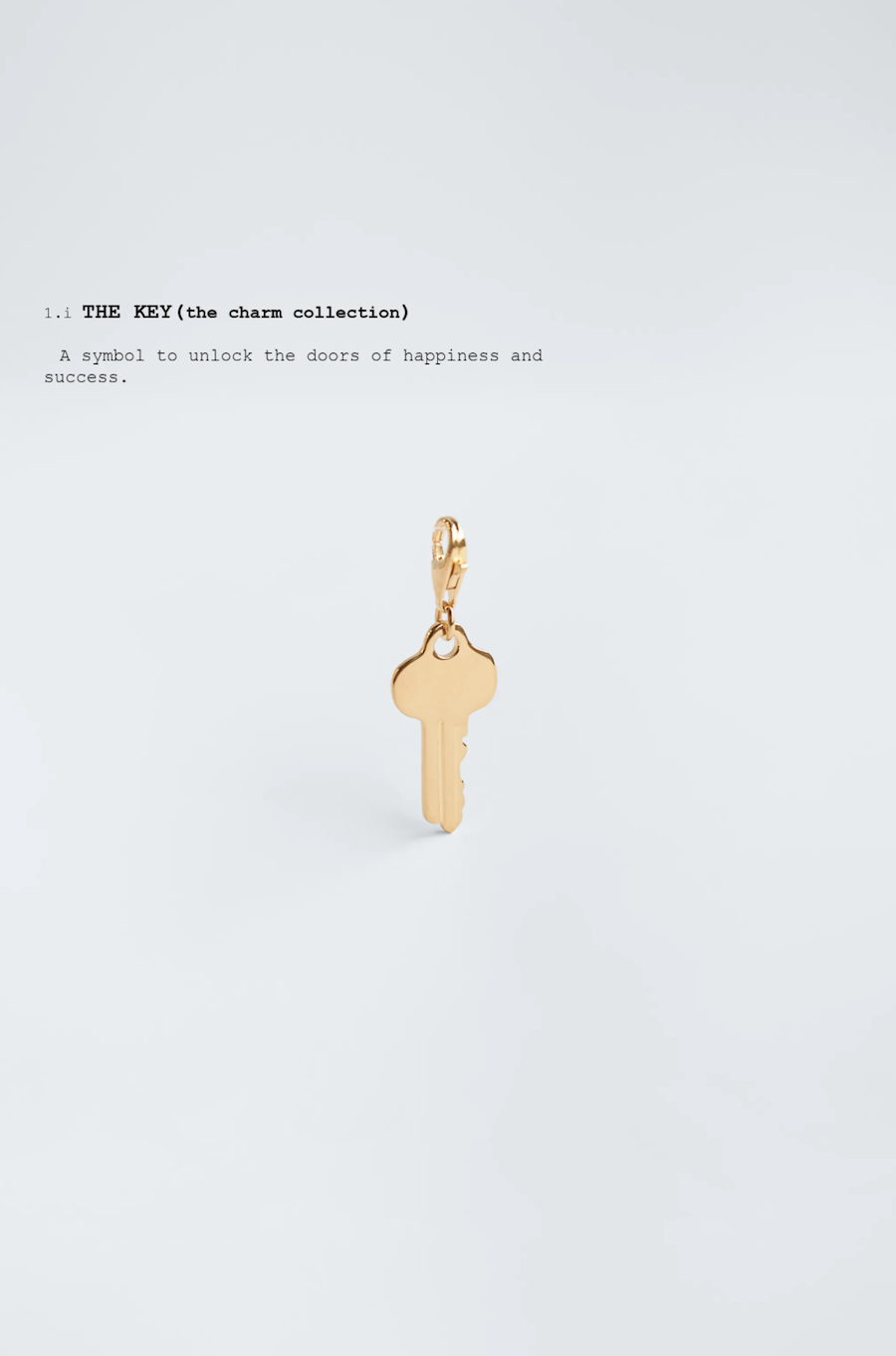 Zara presenta una nueva línea de bisutería bañada en oro de 24 quilates llamada 'The Charm Zara presenta una nueva línea de bisutería bañada en oro de 24 quilates llamada 'The Charm