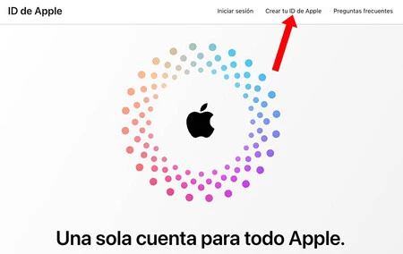 Crear Cuenta Apple