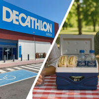 El outlet de Decathlon vende la nevera con posavasos perfecta para usar también de mesa por menos de 20 euros  
