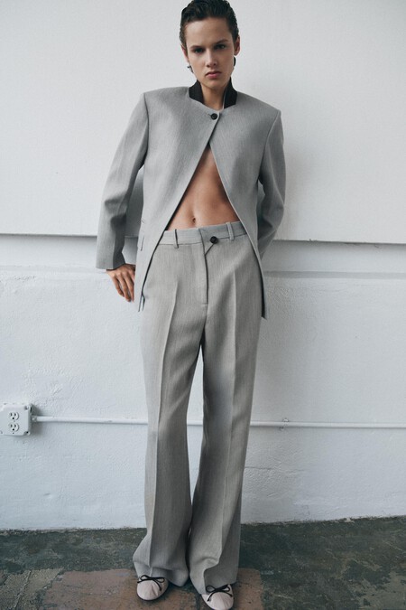 traje lino mujer