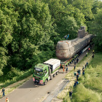 Alemania cerró carreteras durante más de un año por un pequeño motivo: un submarino gigante de la Segunda Guerra Mundial 